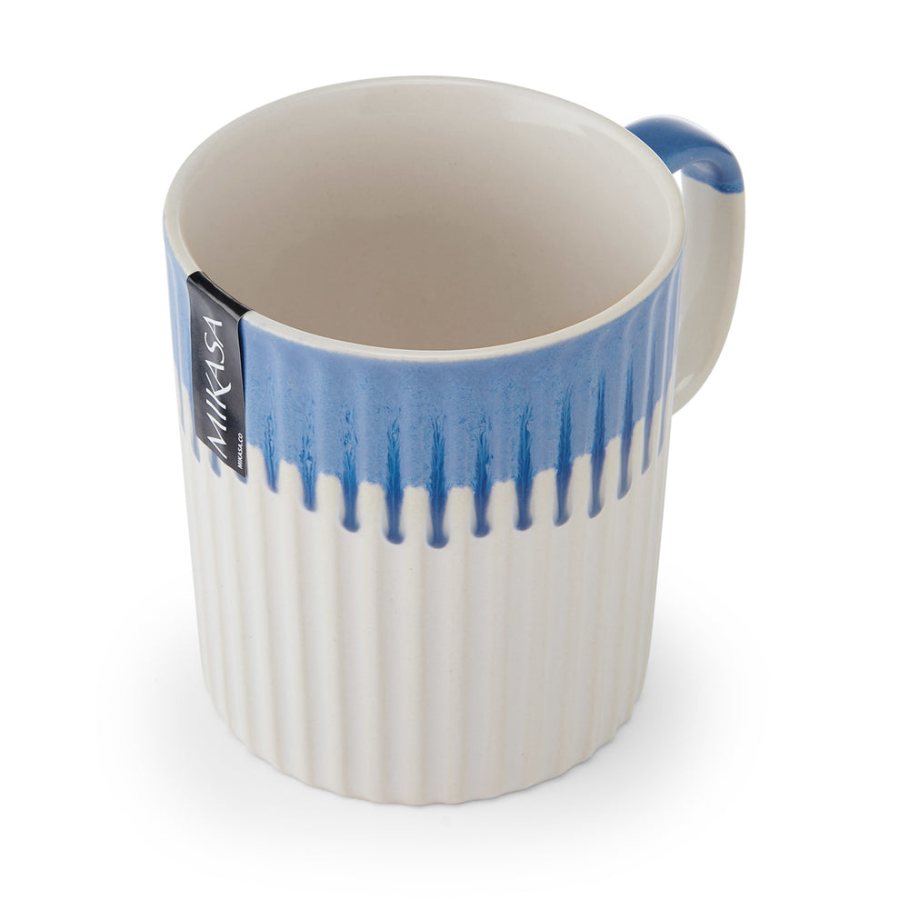 Mikasa Blue Textured Mug, 410ML