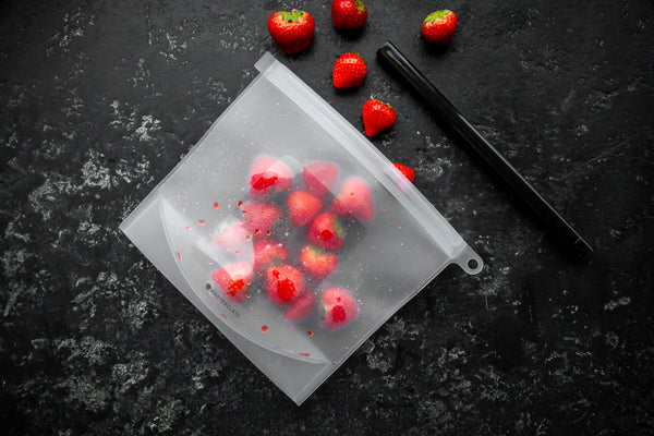 MasterClass 1-Litre Reusable Food Bag with Leakproof and Airtight Seal, BPA-Free Silicone image 2