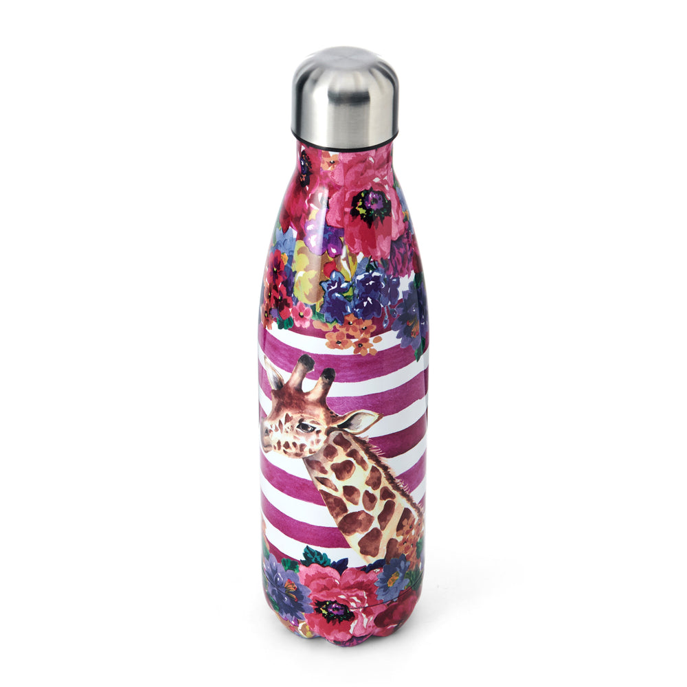 Mikasa Wild at Heart Giraffe Water Bottle, 500ml