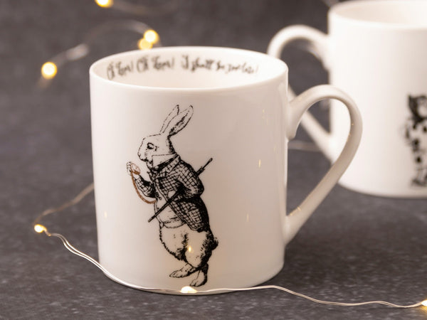 Victoria And Albert Alice In Wonderland White Rabbit Can Mug image 2