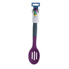 Colourworks Brights Purple Silicone-Headed Slotted Spoon image 4