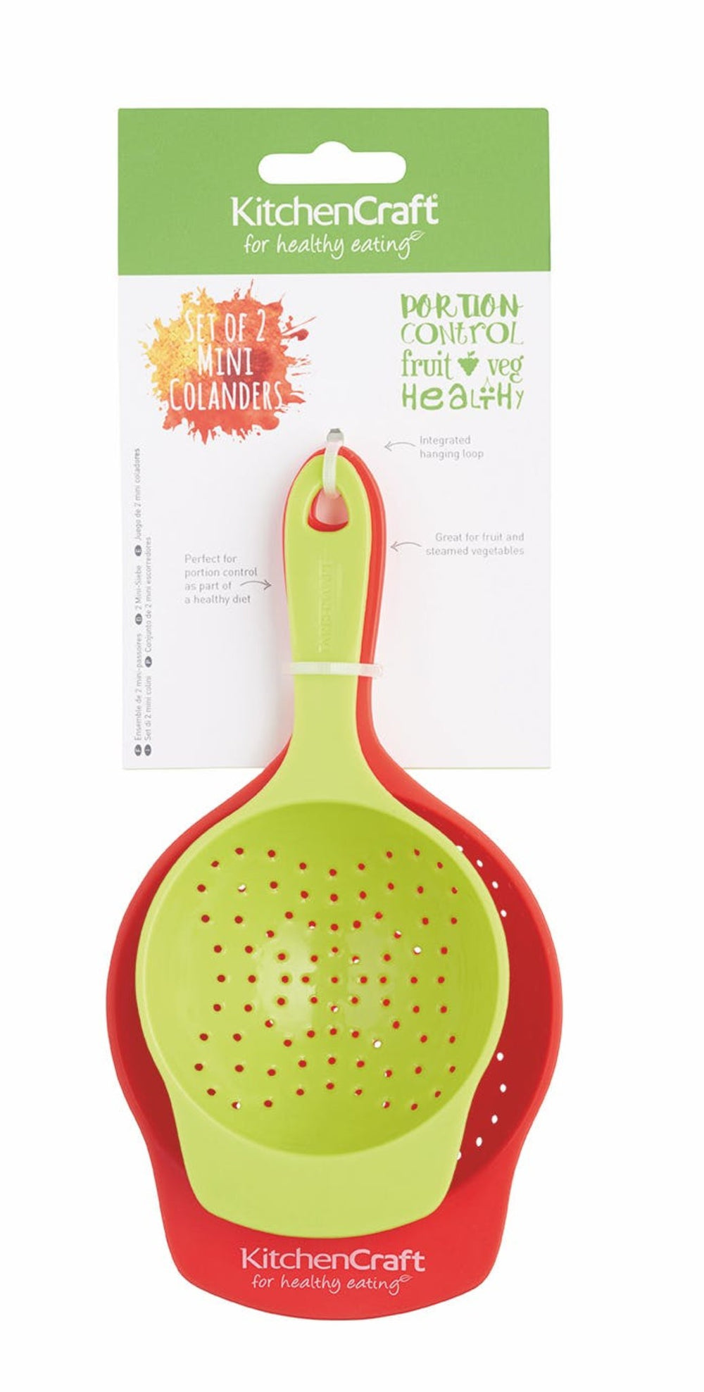 KitchenCraft Set of 2 Mini Colanders