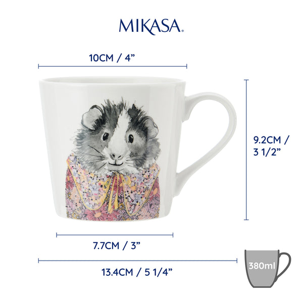 Mikasa Tipperleyhill Guinea Pig Print Fine China Mug, 380ml image 8