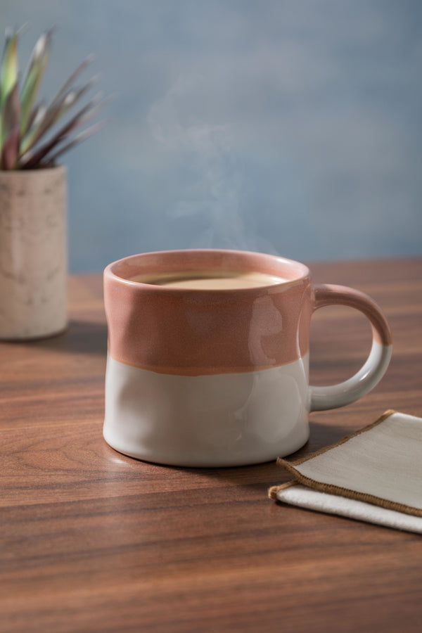 Mikasa Ombre Pink and White Mug, 350ML image 2