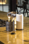 Industrial Kitchen Metal / Wooden Kitchen Roll Holder image 5