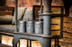 Industrial Kitchen Vintage-Style Metal Sugar Container