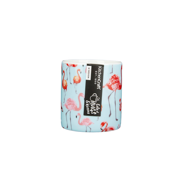 KitchenCraft 80ml Porcelain Flamingo Espresso Cup image 3