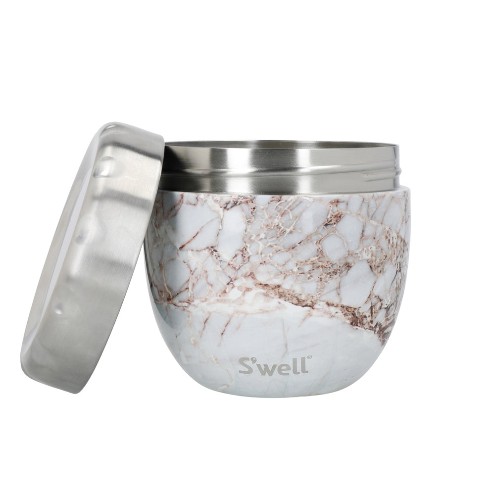 Calacatta Gold S’well Eats 2-in-1 Food Bowl, 636ml