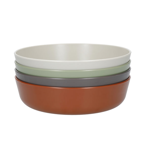 Mikasa Summer Set of 4 Recycled Plastic 18cm Shallow Bowls image 8