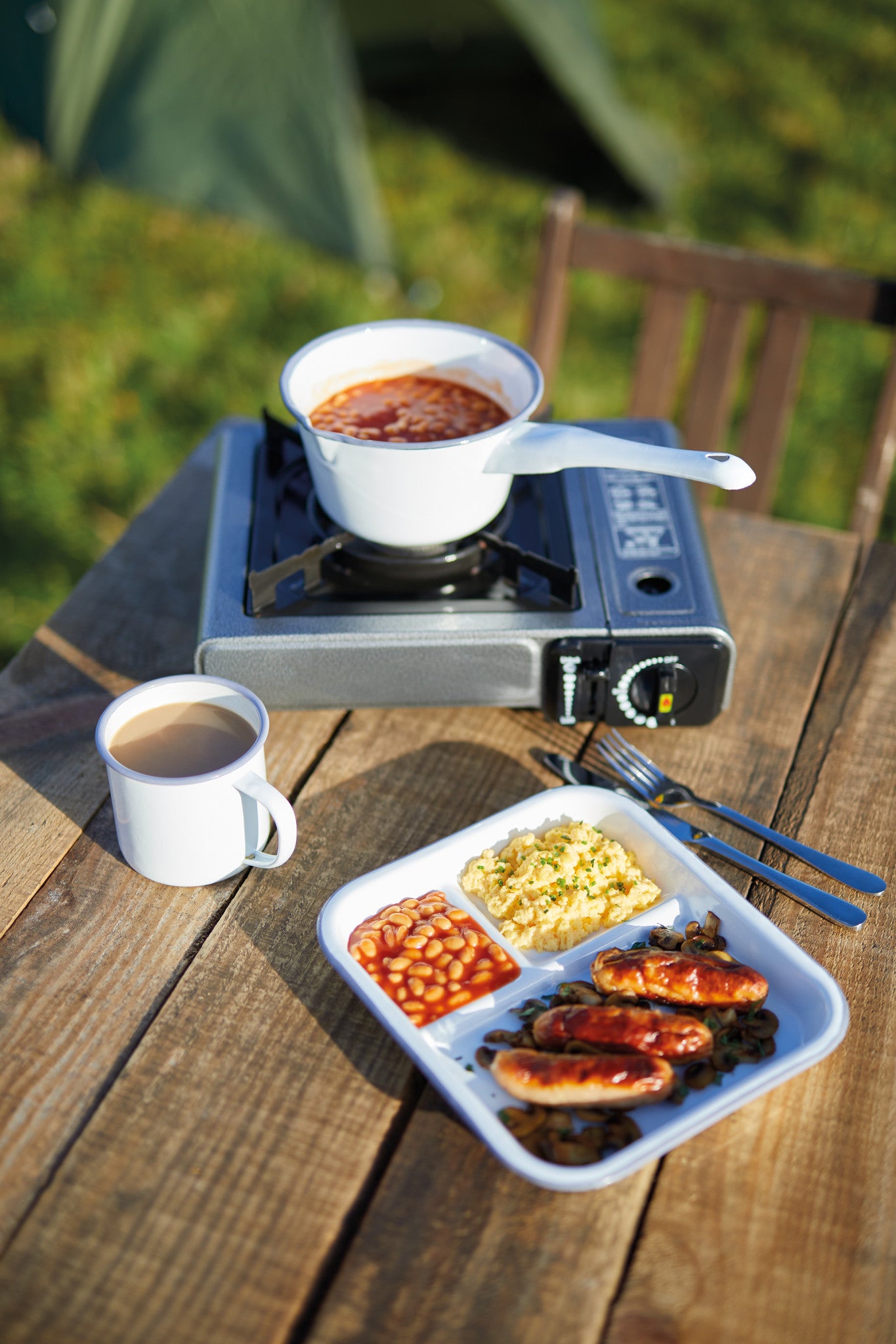 Set of 6 Living Nostalgia Enamel Camping Plates CookServeEnjoy