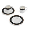 Mikasa Luxe Deco China Espresso Cups and Saucers, Set of 2, 100ml image 3