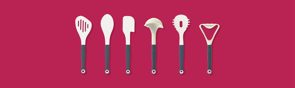 Colourworks Classics Cream Long Handled Silicone Slotted Food Turner image 6