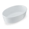 Mikasa Chalk Porcelain Oval Pie Dish, 18cm, White image 3