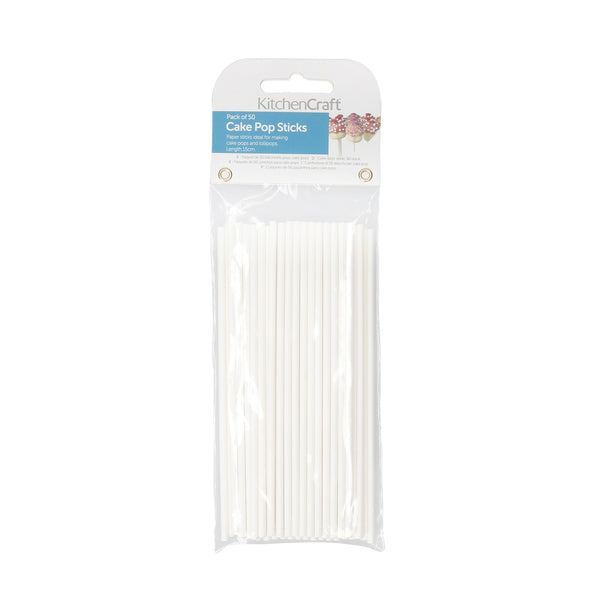 KitchenCraft Pack of 50 Cake Pop Sticks - 15cm image 4