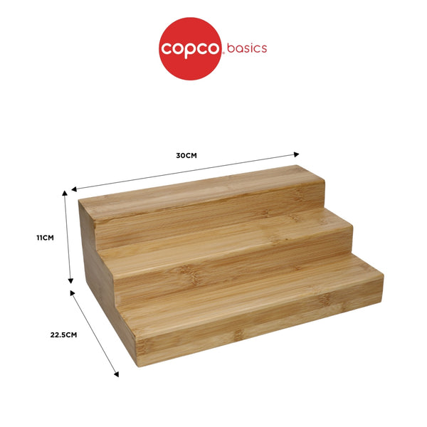 Copco Bamboo 3-Tier Shelf Organiser image 6