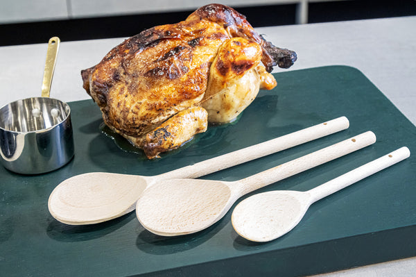 KitchenCraft Set of Three Beech Wood Spoons image 4