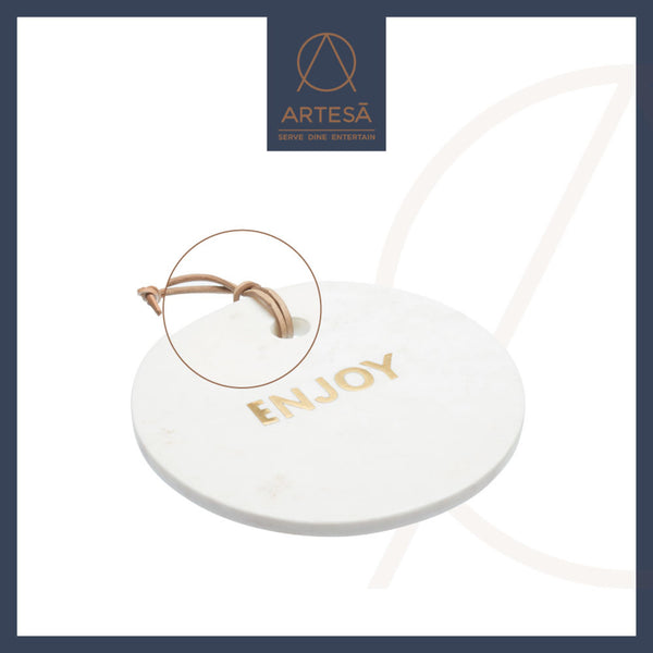 Artesá Round White Marble Cheese Board image 9