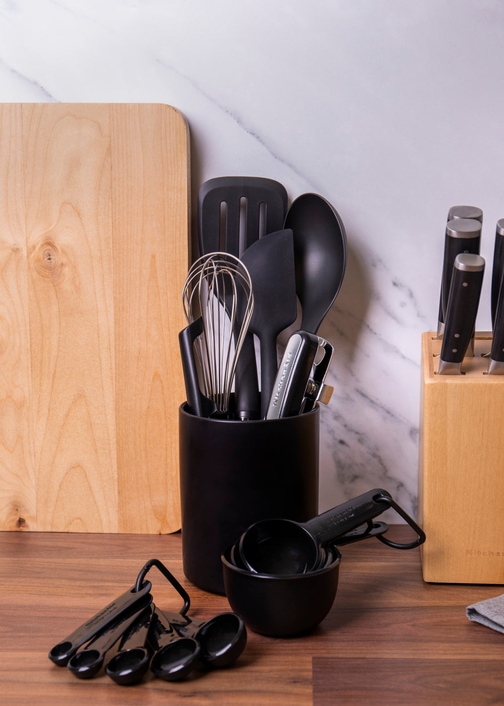 KitchenAid 15pc Kitchen Utensil Set - Black