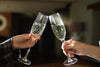 BarCraft Set of 2 Handmade Ribbed Champagne Flutes in Gift Box image 7