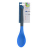 Colourworks Brights Blue Silicone-Headed Kitchen Spoon with Long Handle image 4