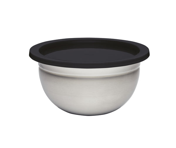 MasterClass Smart Space Stainless Steel 3-Piece Bowl Set with Colander image 3