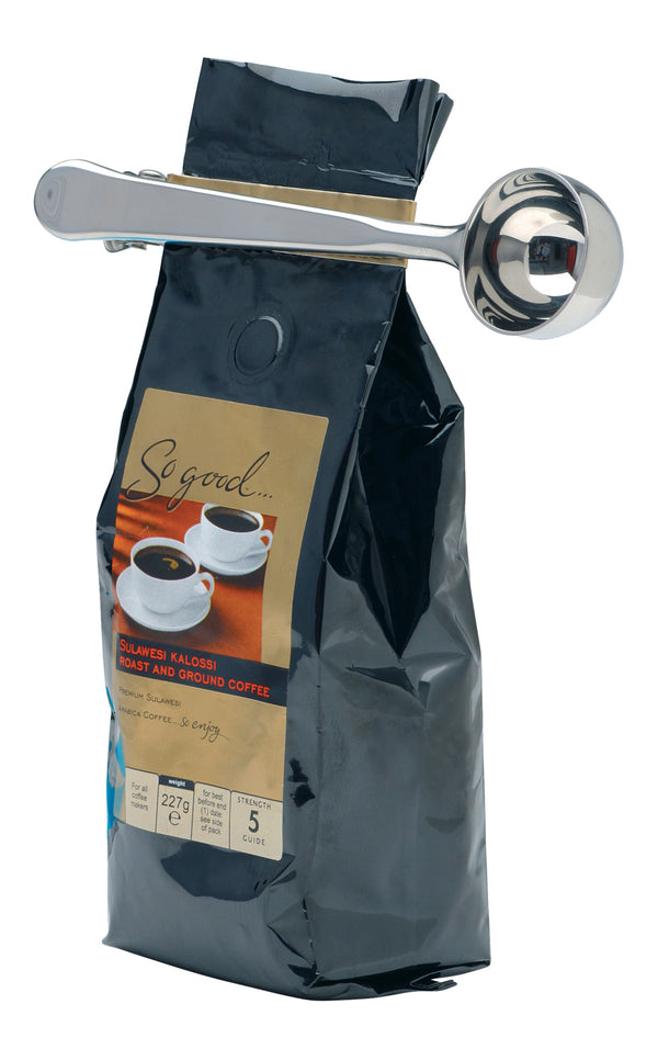 La Cafetière Stainless Steel Coffee Measuring Spoon with Clip image 2