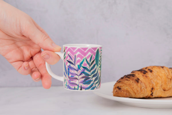 KitchenCraft Espresso Mug Exotic Leaves Design image 10