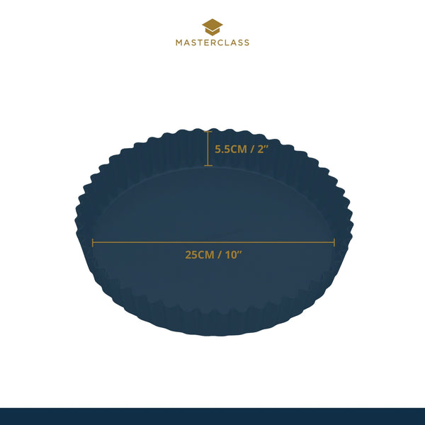 MasterClass Non-Stick Loose Base Fluted Quiche Tin, 25cm image 8