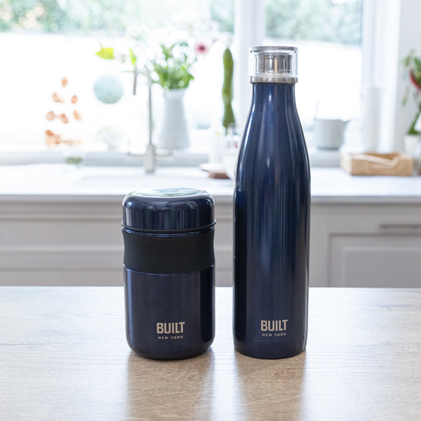 Built 473ml Midnight Blue Food Flask image 6