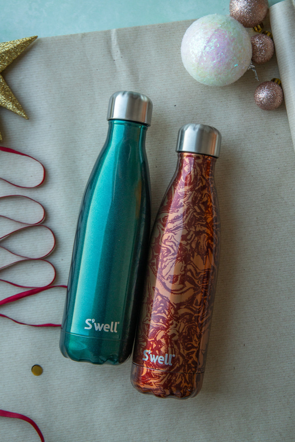 S'well Burgundy Swirl Drinks Bottle, 500ml