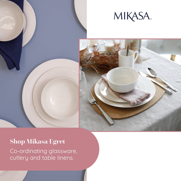 Mikasa Egret China Mugs, Set of 4, 380ml, White image 12