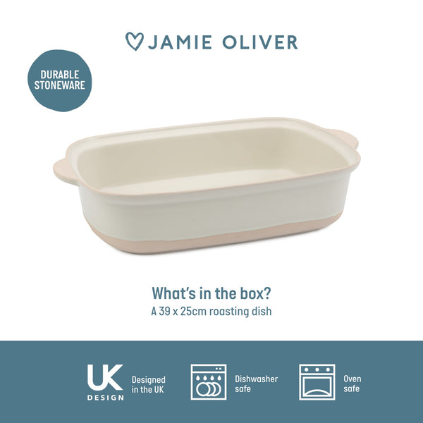 Jamie Oliver Big Love Epic Roaster, Stoneware, 39 x 25 x 8cm image 6