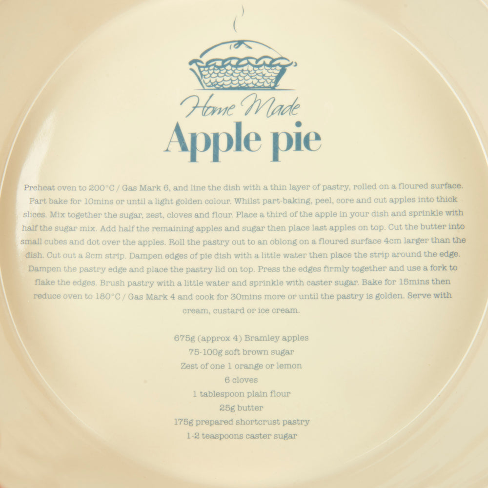 Home Made Fluted Round Pie Dish, 26cm