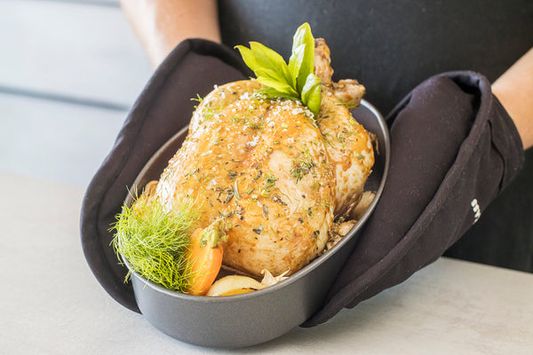 MasterClass Deluxe Professional Black Double Oven Glove image 6