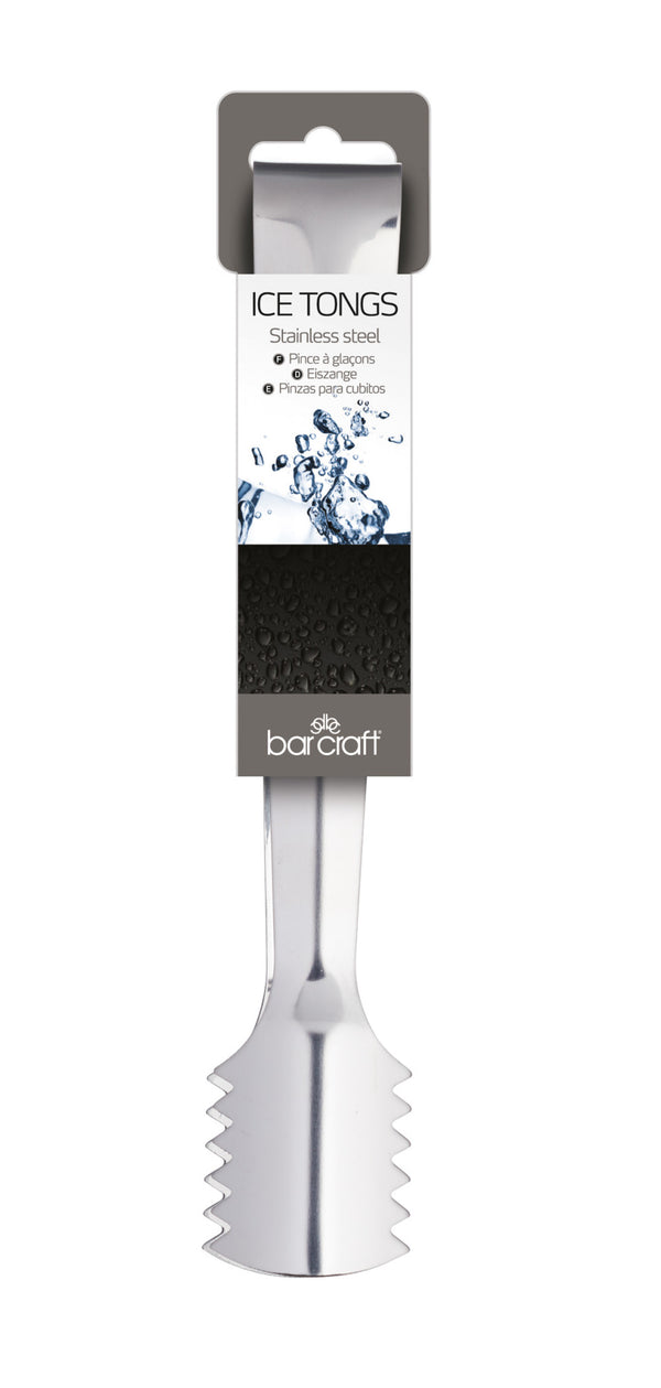 BarCraft Stainless Steel Ice Serving Tongs image 4