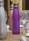BUILT 500ml Double Walled Stainless Steel Water Bottle Purple Glitter image 2