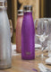 BUILT 500ml Double Walled Stainless Steel Water Bottle Purple Glitter