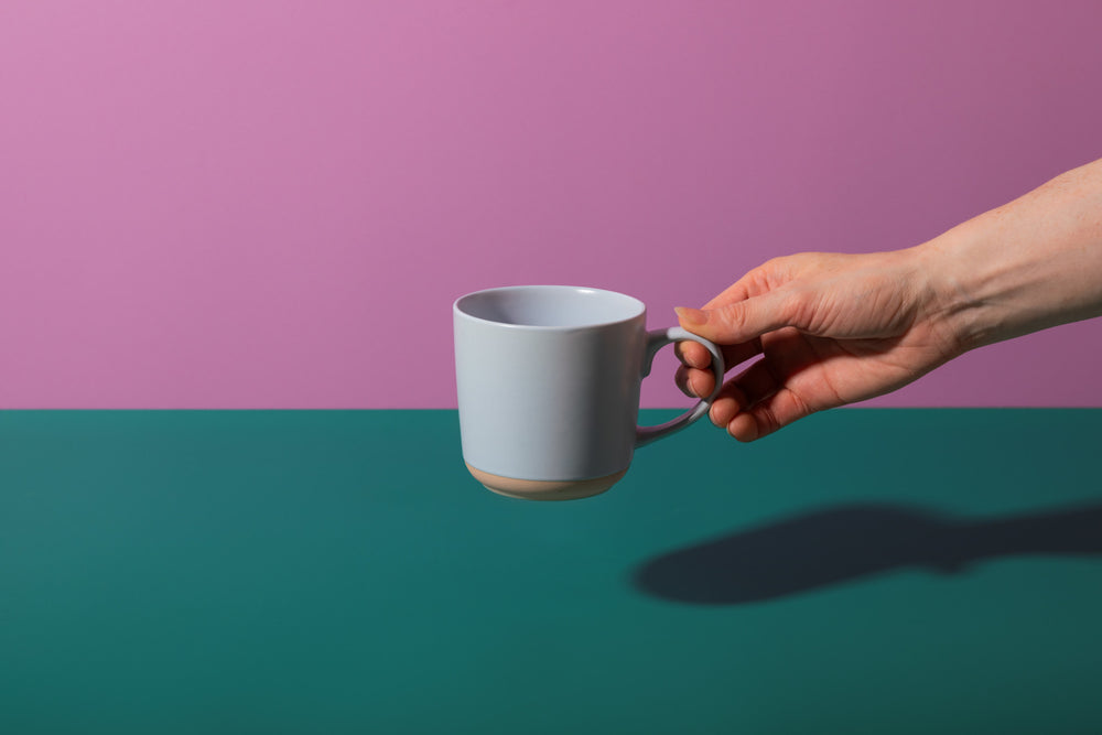 La Cafetière Ceramic Mug, Sky Blue, 350ML