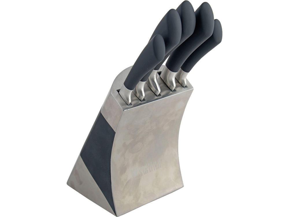 Sabatier Maison Stainless Steel 5 Piece Knife Block image 1