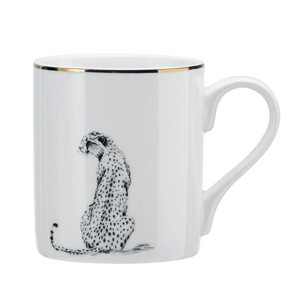 Mikasa Cheetah Straight-Sided Porcelain Mug, 280ml image 1