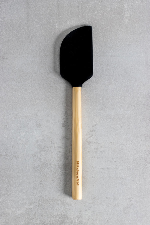 KitchenAid  Bamboo Scraper Spatula with Heat Resistant and Flexible Silicone Head image 2