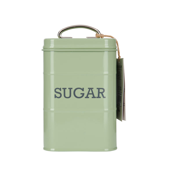 Living Nostalgia Metal Sugar Canister - English Sage Green image 4