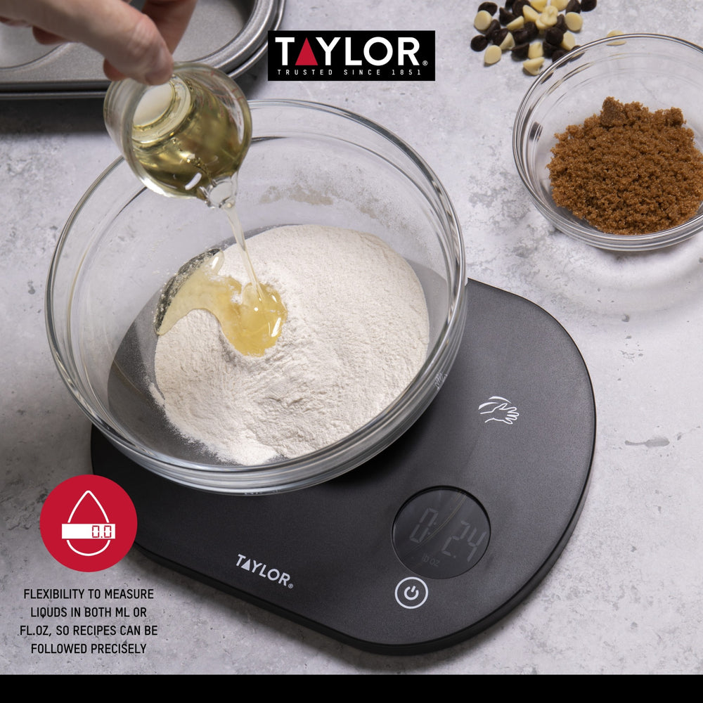 Taylor Pro Touchless TARE Digital Dual 5.5Kg Kitchen Scale