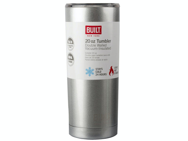 Built 590ml Double Walled Stainless Steel Travel Mug Silver image 3