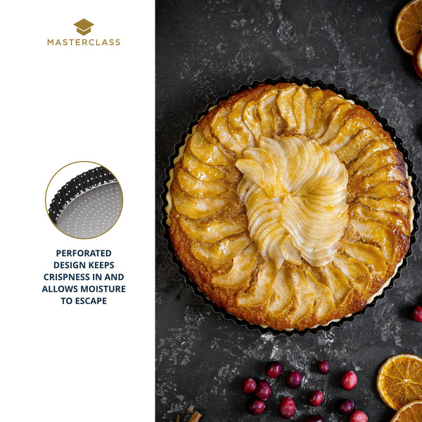MasterClass Crusty Bake Non-stick Fluted Round Quiche Tin, 20cm image 9