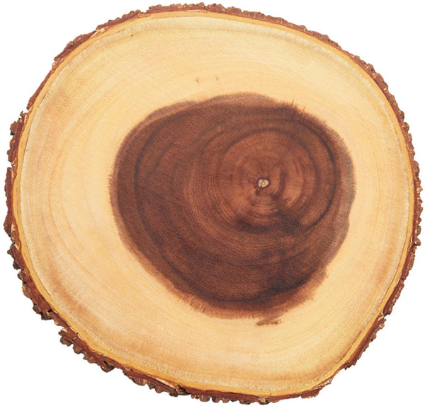 3pc Wooden Serving Board Set with Small, Medium and Large Acacia Wood Round Serving Boards image 5