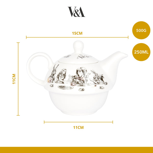 Victoria And Albert Alice In Wonderland Tea for One Teapot image 5