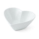 Mikasa Chalk Small Heart Porcelain Serving Bowl, 13cm, White