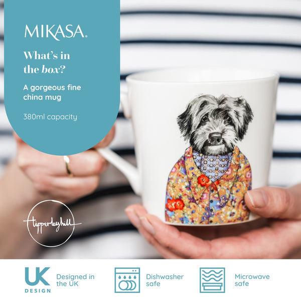 Mikasa Tipperleyhill Cockapoo Print Fine China Mug, 380ml image 8