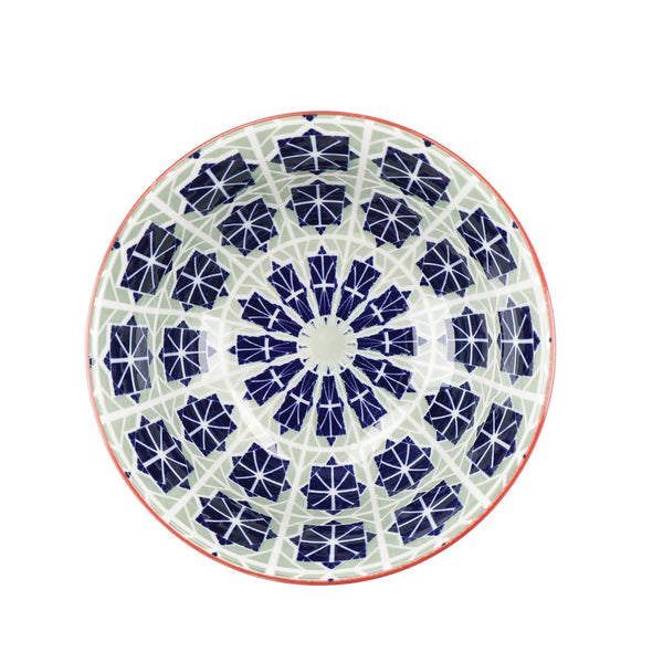 KitchenCraft Set of 4 Patterned Cereal Bowls in Gift Box, Ceramic - 'World of Flavours' Designs image 9